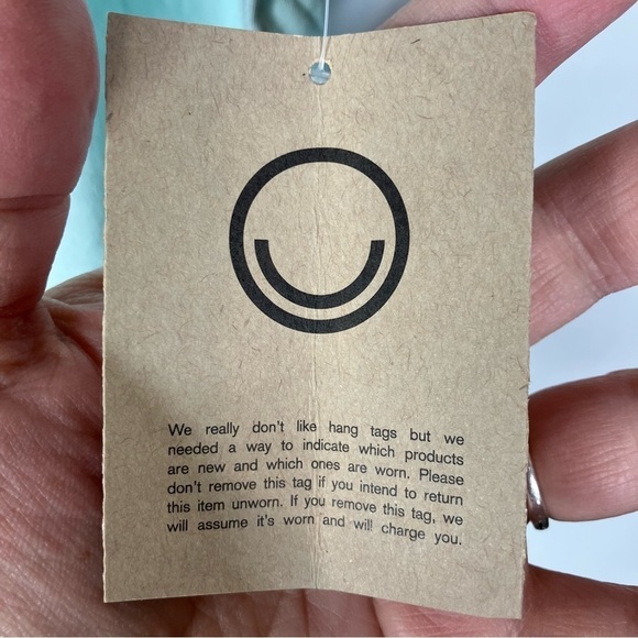 For Days Organic Cotton U Neck Tee in Iced Aqua Size Xlarge - Picture 5 of 5